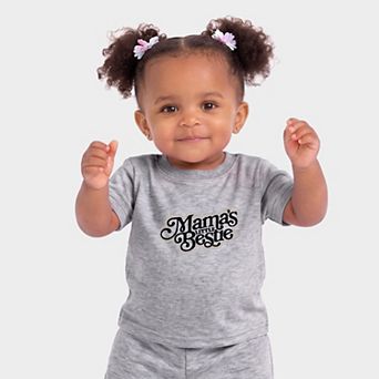 Mama's Little Bestie - Infant Jogger Pant Crew Set