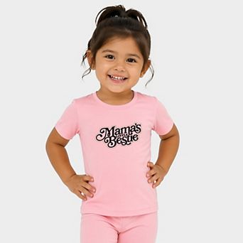 Mama's Little Bestie - Toddler Crew Shorts Set