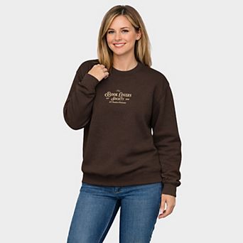 Embroidered Book Lovers Society - Women's Graphic Sweatshirt