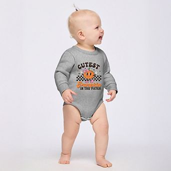 Cutest Pumpkin Checkered - Infant Fleece BodySuit
