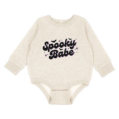 Spooky Babe Purple - Infant Fleece BodySuit