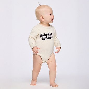 Spooky Babe Purple - Infant Fleece BodySuit