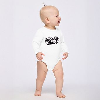 Spooky Babe Purple - Infant Fleece BodySuit