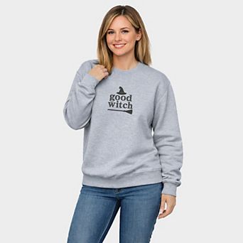 Embroidered Good Witch - Women's Graphic Sweatshirt