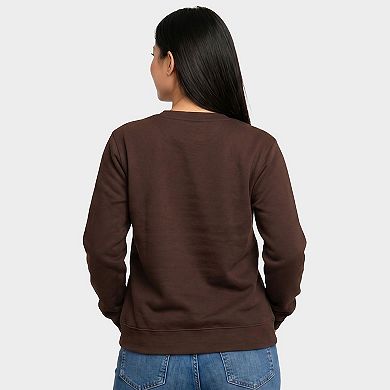Embroidered Arched Pumpkin Season - Women's Graphic Sweatshirt
