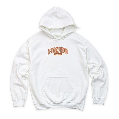 Embroidered Arched Pumpkin Season - Women's Graphic Hoodie