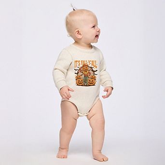 It's Fall Y'all Pumpkin Cowboy - Infant Fleece BodySuit