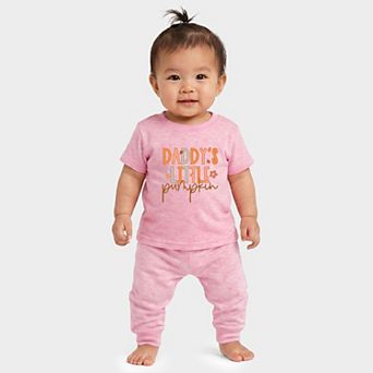 Daddy's Little Pumpkin - Infant Jogger Pant Crew Set