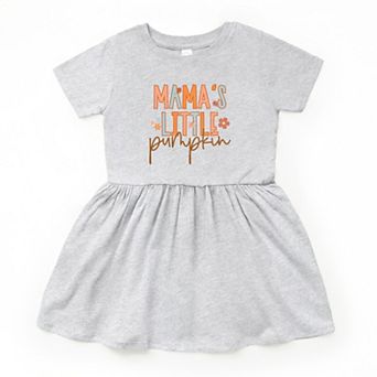 Mama's Little Pumpkin - Toddler Girl's Graphic Dress