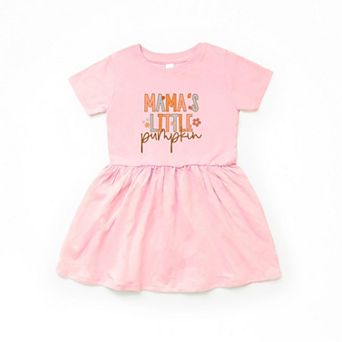 Mama's Little Pumpkin - Toddler Girl's Graphic Dress