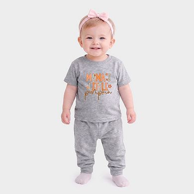 Mama's Little Pumpkin - Infant Jogger Pant Crew Set