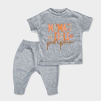 Mama's Little Pumpkin - Infant Jogger Pant Crew Set