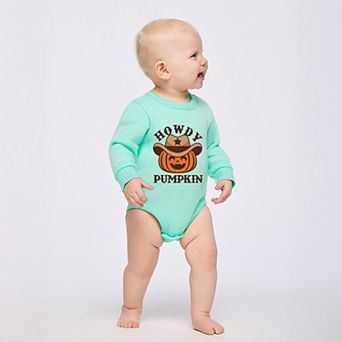 Howdy Pumpkin Hat - Infant Fleece BodySuit