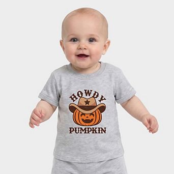 Howdy Pumpkin Hat - Infant Jogger Pant Crew Set