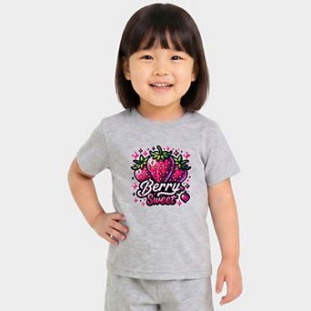 Berry Sweet Strawberry - Toddler Crew Shorts Set