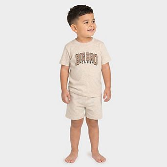 Big Bro Club Stars - Toddler Crew Shorts Set