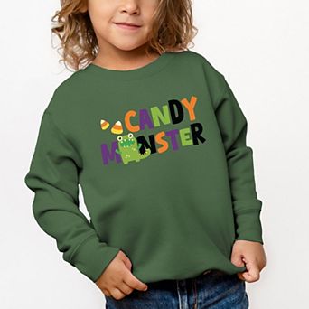 Candy Monster Colorful - Toddler Graphic Sweatshirt