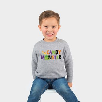 Candy Monster Colorful - Toddler Graphic Sweatshirt
