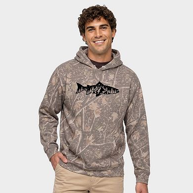 Fish and Trees - Men's Camo Hoodie