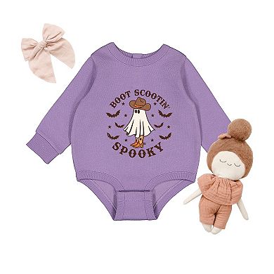 Boot Scootin' Spooky - Infant Fleece BodySuit