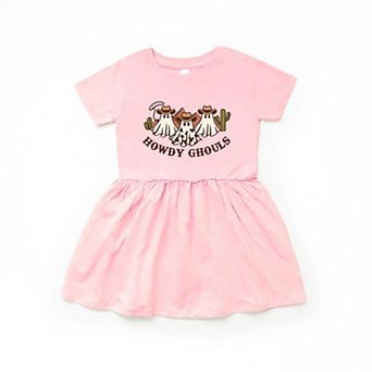 Howdy Ghouls Trio - Toddler Girl's Graphic Dress