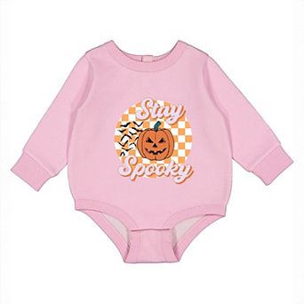 Stay Spooky Bats Checkered - Infant Fleece BodySuit