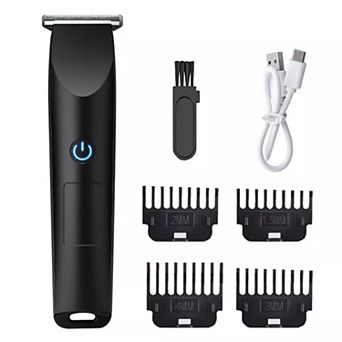 Cordless Electric Hair Clippers Professional T-Blade Beard Trimmer Men's Grooming Shaving Machine