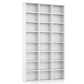 Costway 70” Tall Bookshelf, 24 Cube Storage Organizer Bookcase with Adjustable Shelves