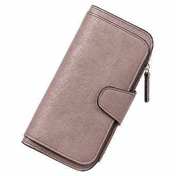 KSIZUIS RFID Blocking Trifold Wallet Women Pu Leather Bifold Card Holder ID Window Gifts Birthday