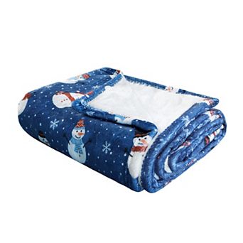 Awesome Home Holiday Plush Throw Blanket