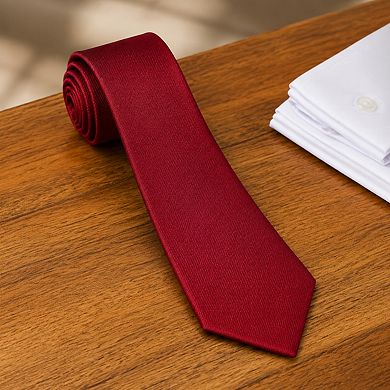 Live2Pedal Mens Solid Color Formal Neckties Handmade Twill Gift Wedding Business