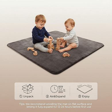 KAUFLY Thick Foam Play Mat 50x50 Ultra Soft Non-slip for Playpen