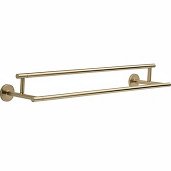 Champagne Bronze Double Towel Bar 24 Inch Bathroom Hardware