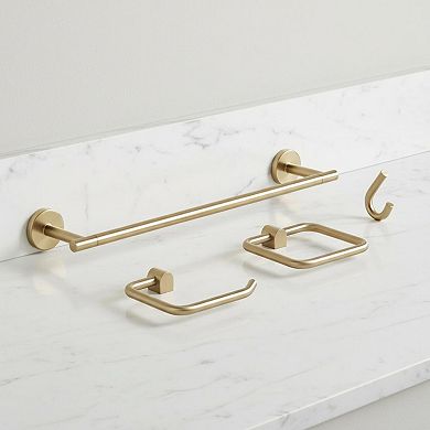Champagne Bronze Double Towel Bar 24 Inch Bathroom Hardware