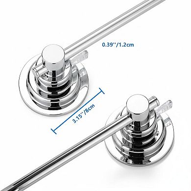No Drilling Suction Cup Towel Bar 16 Inch Heavy Duty