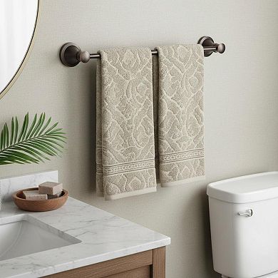 Adjustable Oil Rubbed Bronze 16-26 Inch Bath Towel Bar Wall Mounted Stainless Steel Rustproof