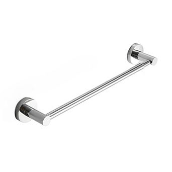 Adjustable 15-26 Inch SUS304 Stainless Steel Towel Bar Polished Chrome Wall Mount Heavy Duty