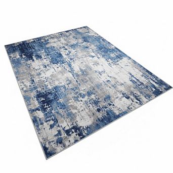 Washable Non-Slip Modern Abstract Soft Area Rug for Living Room Entryway Bedroom