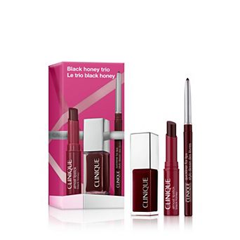 CLINIQUE 3 pc Black Honey Lip & Cheek Gift Set