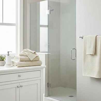 Spa Waffle Towel Set 6 Piece Premium Weave Natural