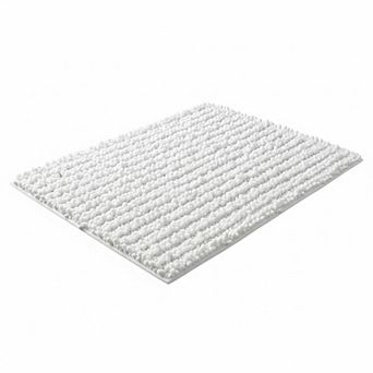 Bathroom Rug Non Slip Washable Extra Thick Soft Chenille Absorbent Quick Dry Plush Shaggy Floor Mat