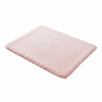 Pink Bathroom Rug 24x17 Non Slip Super Absorbent Extra Thick