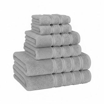 Linen Luxury Towel Set 6 pc 600 GSM Turkish Cotton