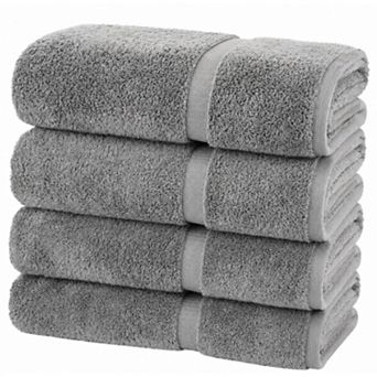 Hotel & Spa Quality Cotton Towels Soft Absorbent 4 pc Bath