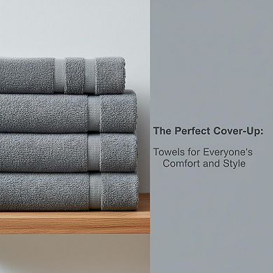 Hotel & Spa Quality Cotton Towels Soft Absorbent 4-piece Bath