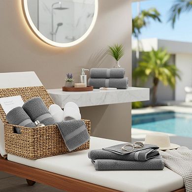 Hotel & Spa Quality Cotton Towels Soft Absorbent 4-piece Bath