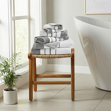 Luxury Cotton Bath Towel Set 6 Piece Ultra Soft Absorbent Durable Decorative
