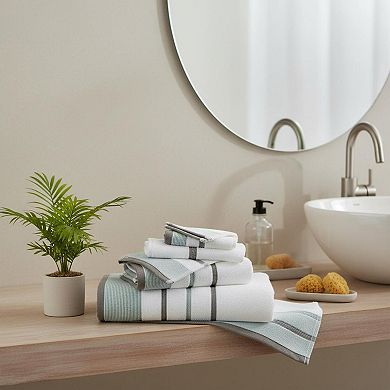 Luxury Cotton Bath Towel Set 6 Piece Ultra Soft Absorbent Durable Decorative
