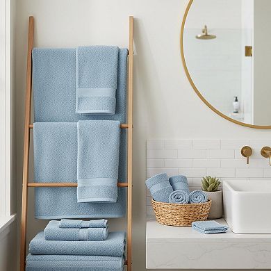 Bathroom Towel Set 8 Piece 800 GSM 100 Cotton 2 Bath 2 Hand 4 Cloth
