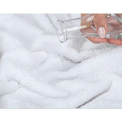Luxury 6 Piece Towel Set 600 GSM Cotton Soft Absorbent Quick Drying Bathroom